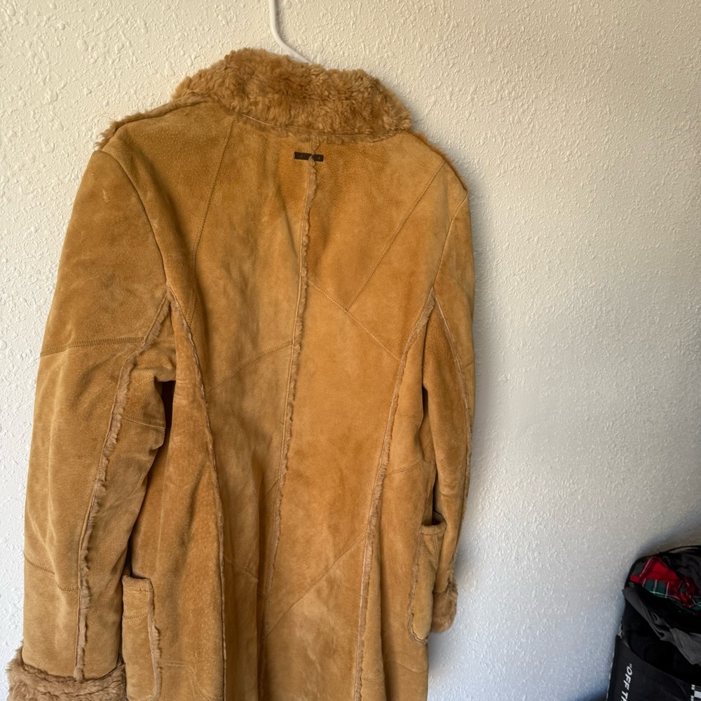 Guess Vintage Y2K Leather Coat Jacket - Picture 8 of 8
